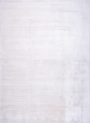 Ковёр Mono 17882 — белый и розовый, в полоску