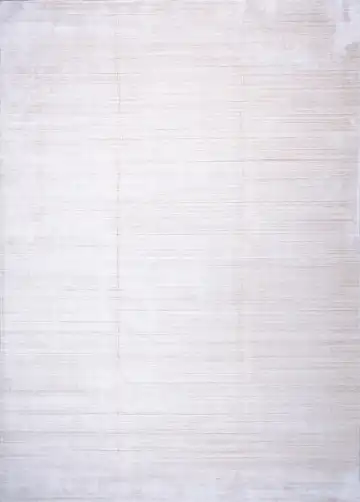 Ковёр Mono 17884 — белый и кремовый, в полоску