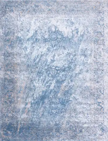 Ковёр Bliss 17906 — синий и бежевый, абстрактный рисунок