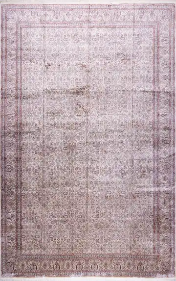 Ковёр Кашмир 17908 — розовый и коричневый, восточный орнамент