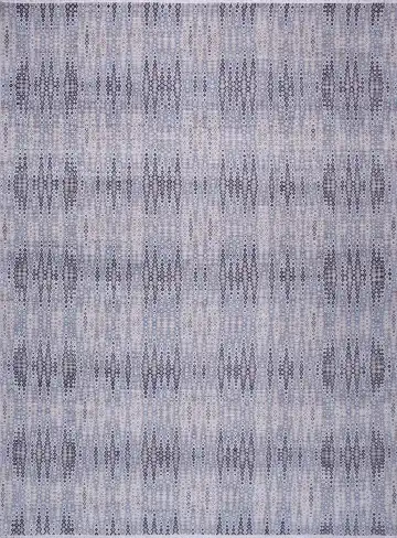 Ковёр Dazzle 17922 — серый и голубой, в полоску
