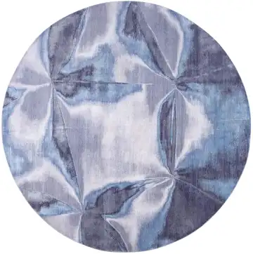 Ковёр Dazzle 17951 — серый и голубой, абстрактный рисунок