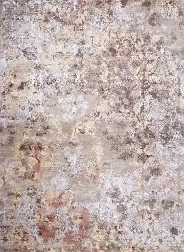 Ковёр Bliss 17955 — кремовый и розовый, винтажный рисунок