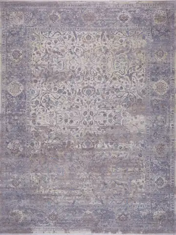 Ковёр Bliss 17964 — фиолетовый и кремовый, восточный орнамент