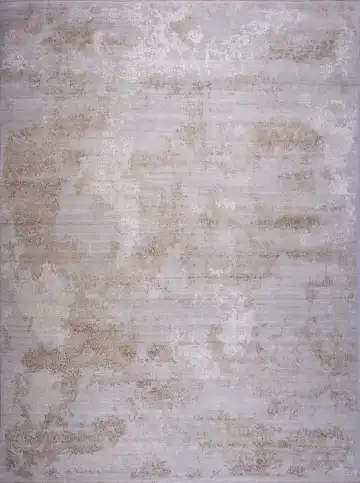 Ковёр Illusion 17975 — кремовый и золотистый, абстрактный рисунок