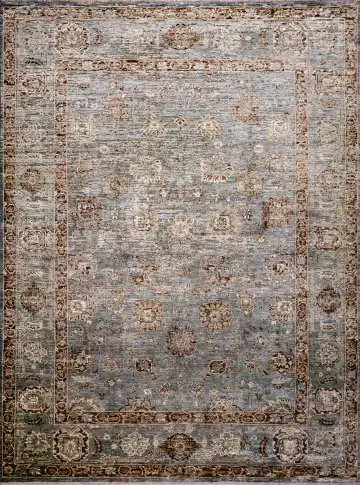 Ковёр Bliss 18224 — серый и коричневый, восточный орнамент