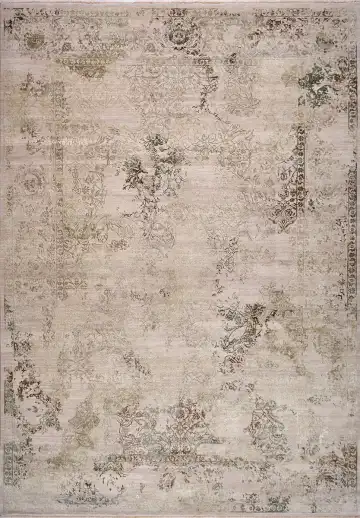 Ковёр Illusion 18260 — бежевый и коричневый, винтажный рисунок