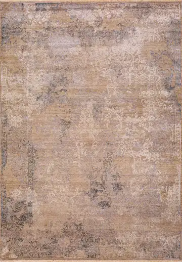 Ковёр Illusion 18272 — бежевый и коричневый, геометрический рисунок