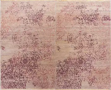 Ковёр Illusion 18273 — розовый и бежевый, винтажный рисунок