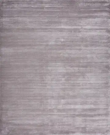 Ковёр Mono 18340 — серый и белый, в полоску
