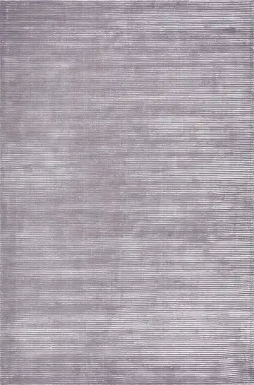 Ковёр Mono 18360 — серый и белый, в полоску