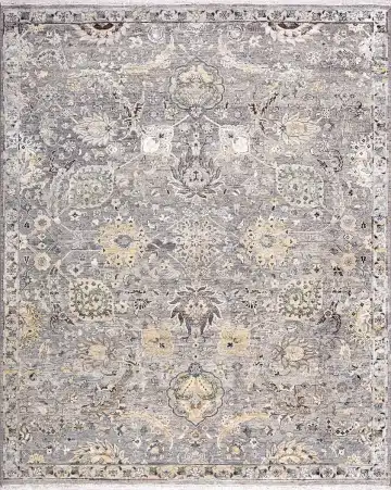 Ковёр Bliss 18436 — серый и кремовый, сюжетный рисунок