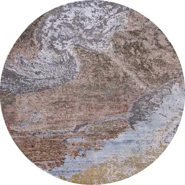 Ковёр Dazzle 18514 — бежевый и серый, абстрактный рисунок