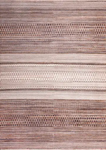 Ковёр Dazzle 18737 — кремовый и коричневый, геометрический рисунок