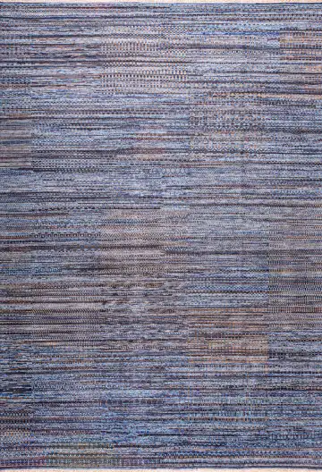 Ковёр Dazzle 18752 — синий и коричневый, в полоску