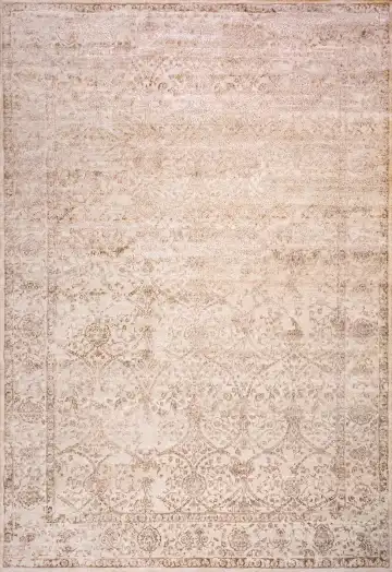 Ковёр Bliss 18754 — кремовый и коричневый, винтажный рисунок