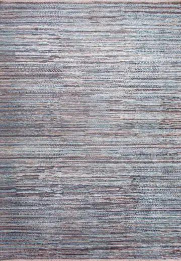 Ковёр Dazzle 18771 — голубой и коричневый, в полоску