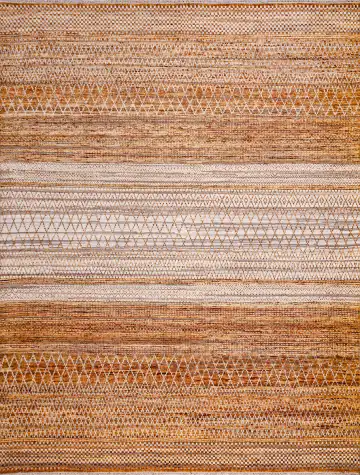 Ковёр Dazzle 18789 — оранжевый и кремовый, геометрический рисунок