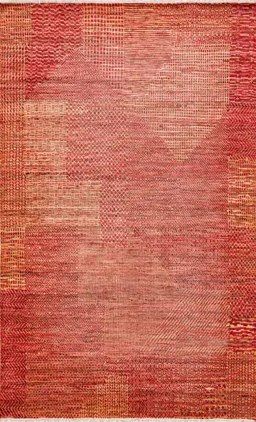 Ковёр Dazzle 18797 — красный, геометрический рисунок