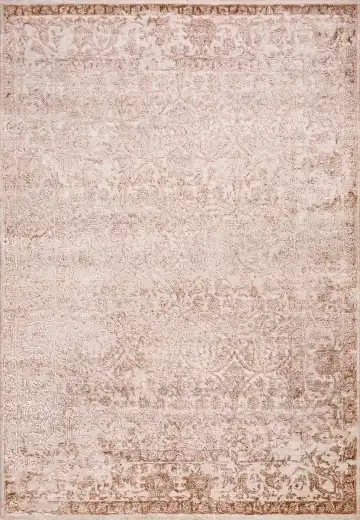 Ковёр Bliss 18798 — кремовый и коричневый, винтажный рисунок