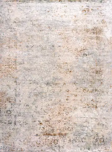 Ковёр Bliss 18867 — кремовый и белый, винтажный рисунок