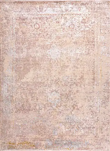 Ковёр Bliss 18875 — кремовый и белый, винтажный рисунок