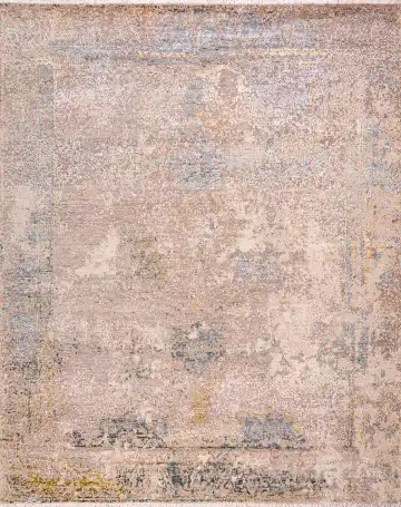 Ковёр Bliss 18876 — кремовый и голубой, винтажный рисунок