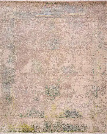 Ковёр Bliss 18877 — кремовый и голубой, винтажный рисунок