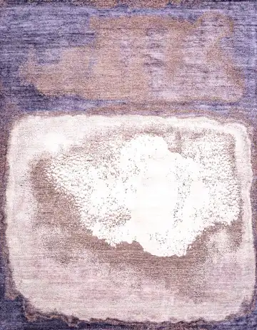 Ковёр Rug Star by J.Dahlmanns 19078 — фиолетовый и бежевый, геометрический рисунок