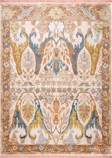 Ковёр Rug Star by J.Dahlmanns 19081 — кремовый и терракотовый, восточный орнамент