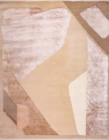 Ковёр Dazzle 19129 — кремовый и синий, абстрактный рисунок
