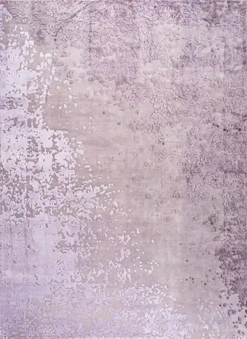 Ковёр Dazzle 19143 — фиолетовый и белый, однотонный