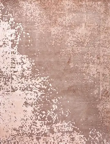 Ковёр Dazzle 19145 — коричневый и белый, однотонный