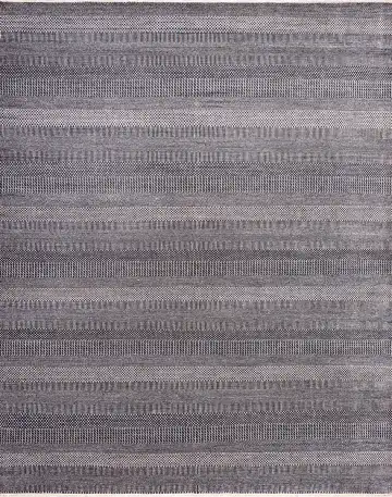 Ковёр Dazzle 19161 — серый и белый, в полоску