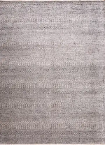 Ковёр Dazzle 19164 — серый и белый, в полоску
