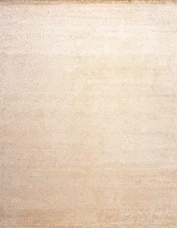 Ковёр Bliss 19184 — кремовый и белый, однотонный