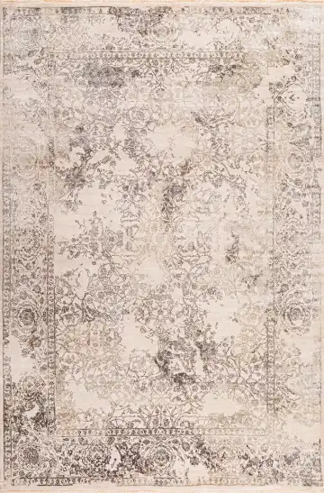 Ковёр Illusion 19199 — кремовый и коричневый, винтажный рисунок