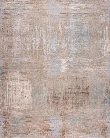 Ковёр Dazzle 19292 — кремовый и голубой, винтажный рисунок