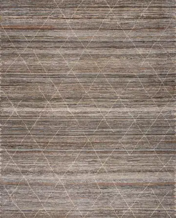 Ковёр Dazzle 19302 — коричневый и кремовый, геометрический рисунок