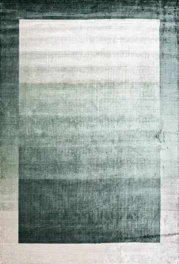 Ковёр Mono 19795 — зелёный и кремовый, с медальоном