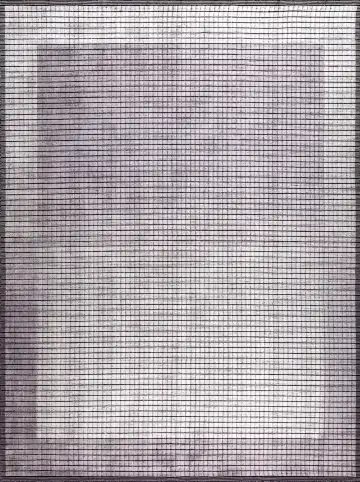 Ковёр Mono 19810 — белый и розовый, геометрический рисунок