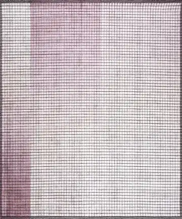 Ковёр Mono 19852 — белый и розовый, в полоску