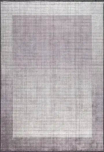 Ковёр Mono 19884 — белый и розовый, в полоску
