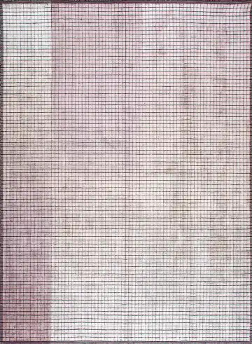 Ковёр Mono 19888 — белый и розовый, в полоску