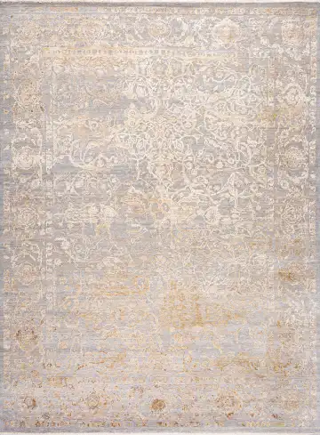 Ковёр Illusion 20072 — кремовый и золотистый, восточный орнамент