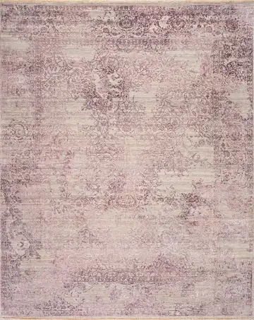 Ковёр Illusion 20542 — розовый и бежевый, винтажный рисунок