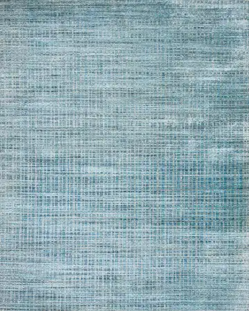 Ковёр Mono 20725 — бирюзовый и голубой, геометрический рисунок