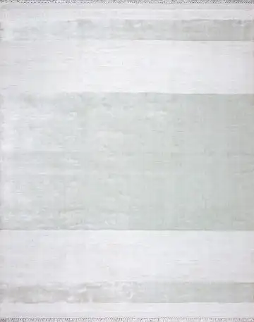 Ковёр Mono 20741 — зелёный и кремовый, в полоску