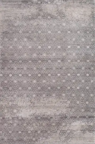 Ковёр Dazzle 20860 — серый, геометрический рисунок