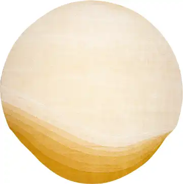 Ковёр Cc-tapis 21244 — кремовый и жёлтый, градиент